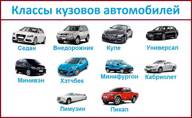 Разновидности кузовов автомобилей